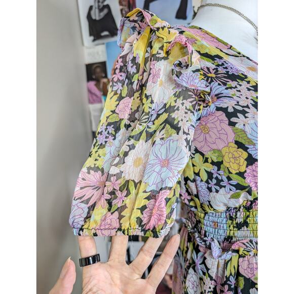 Floral Maxi Boho Dress - Picture 2 of 5